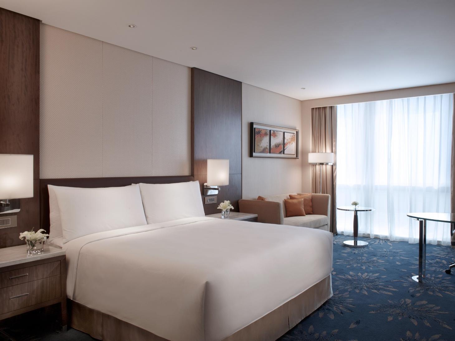 Shanghai Marriott Hotel Pudong East - Only A 30 Minute Drive From Disney Zewnętrze zdjęcie